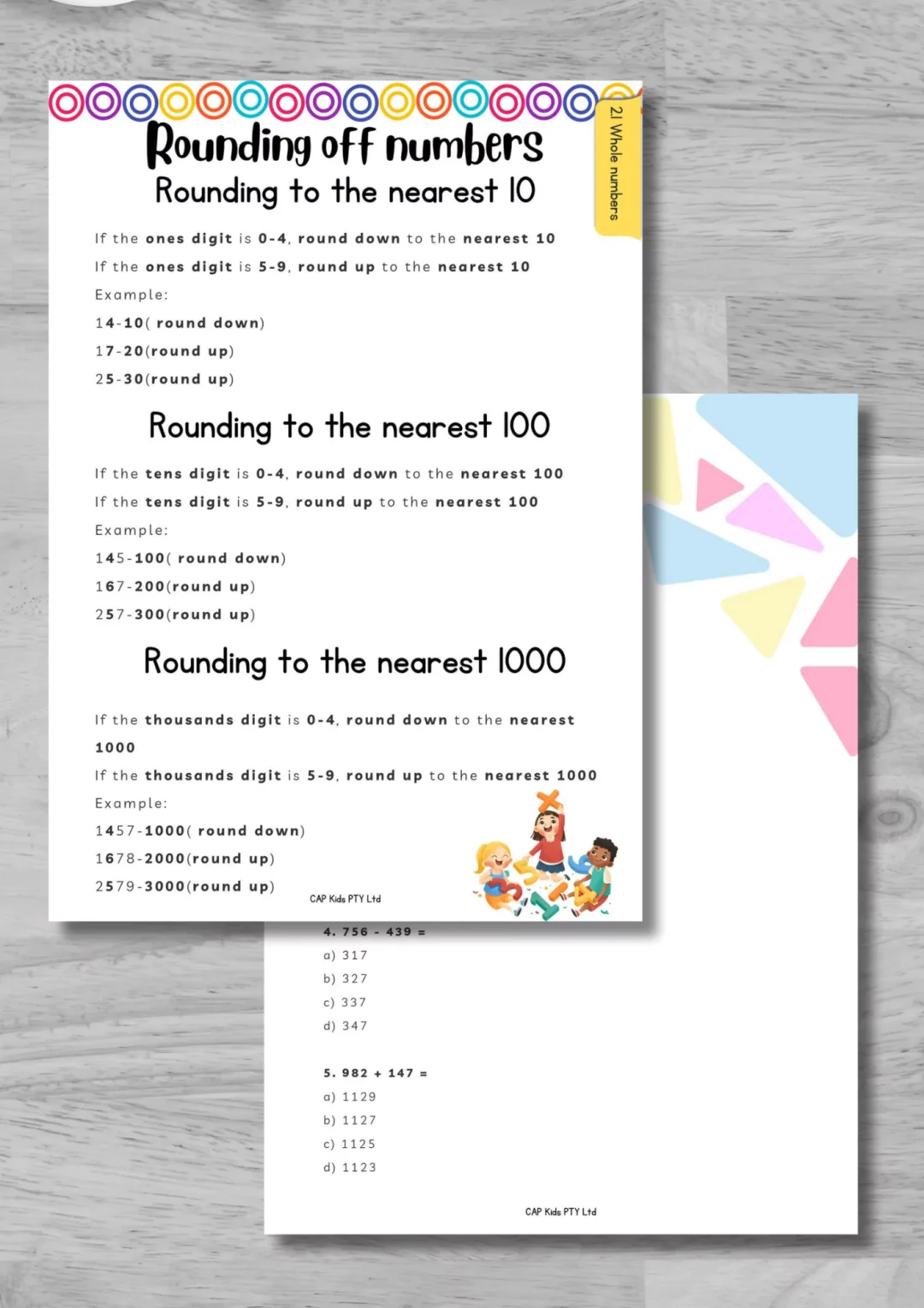Mathematics grade 4 Term 1 - Homeschooling