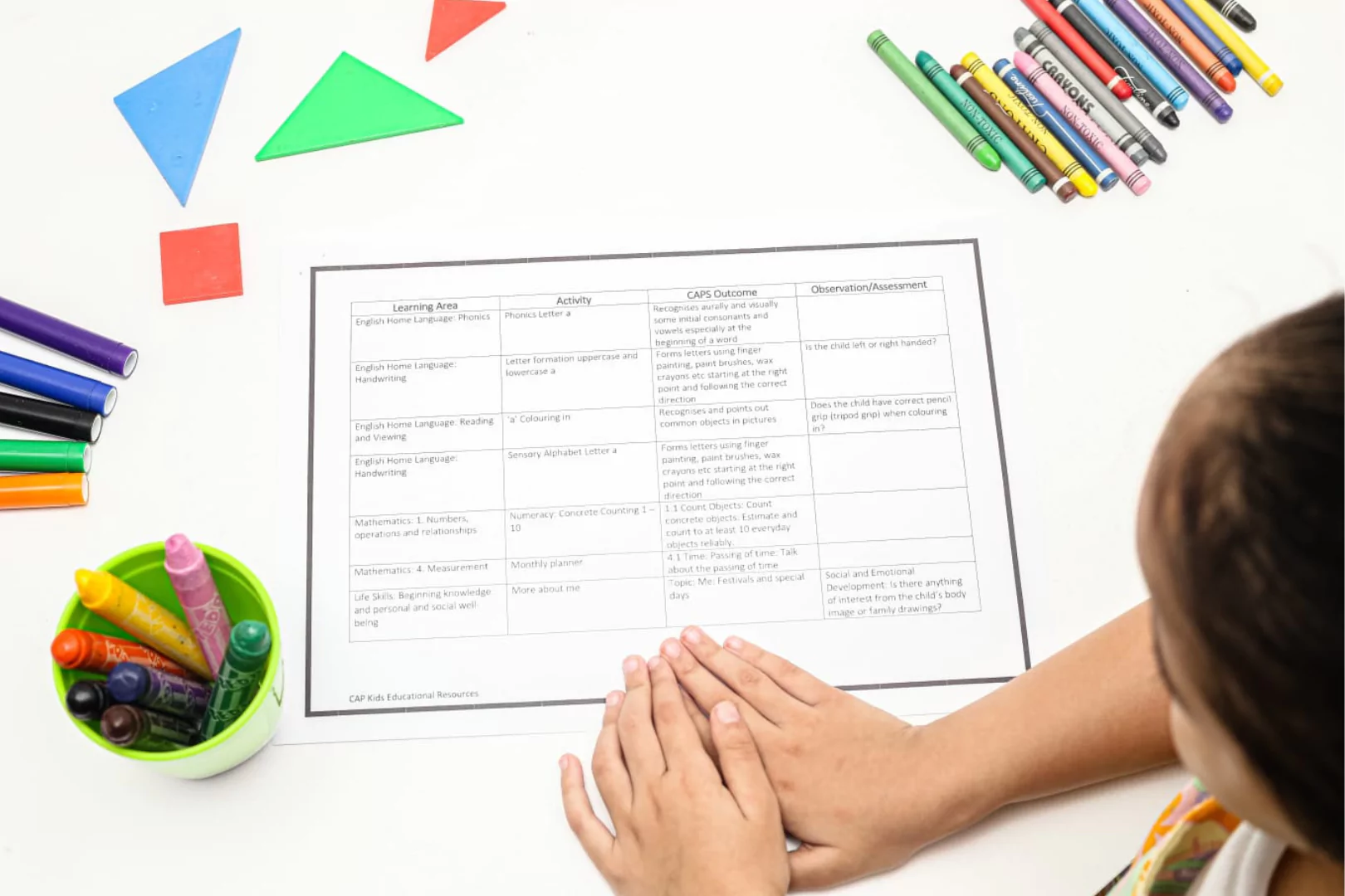 CAP Kids Educational Resources - Homeschooling / Home Education Grade R